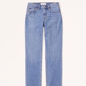 Abercrombie Curve LOVE 90s Mid Rise  Jeans Extra Short
